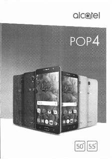 Alcatel Pop 4 manual. Smartphone Instructions.